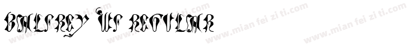 Balfrey WF Regular字体转换